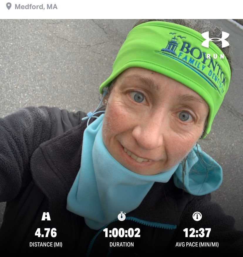 jrpassanisi's tweet photo. @HWYRT @PeterJVilla @SumnerMedia @gouldhomestead @abrookswriter Overcast and icy with little patches of snow on my hill day through Medford,MA. Malden half in 42 days! #ASDmomontherun who is #Running4Robbie to #runMillinocket and #notgivingup. https://t.co/FmPyy8XZFt