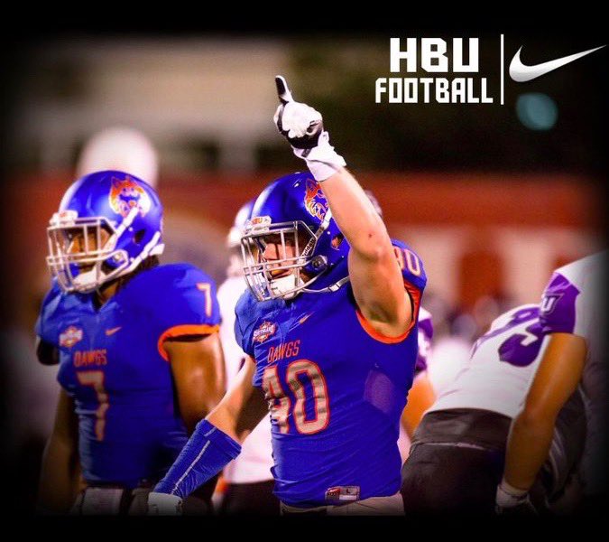 greyson1216's tweet photo. Excited and grateful for my first D1 opportunity to be able to continue my football career &amp; academic studies at Houston Baptist University!
@ZKittley @Coach_Cmoore @BengalLifestyle @HBU_Football https://t.co/y00jecpR4A