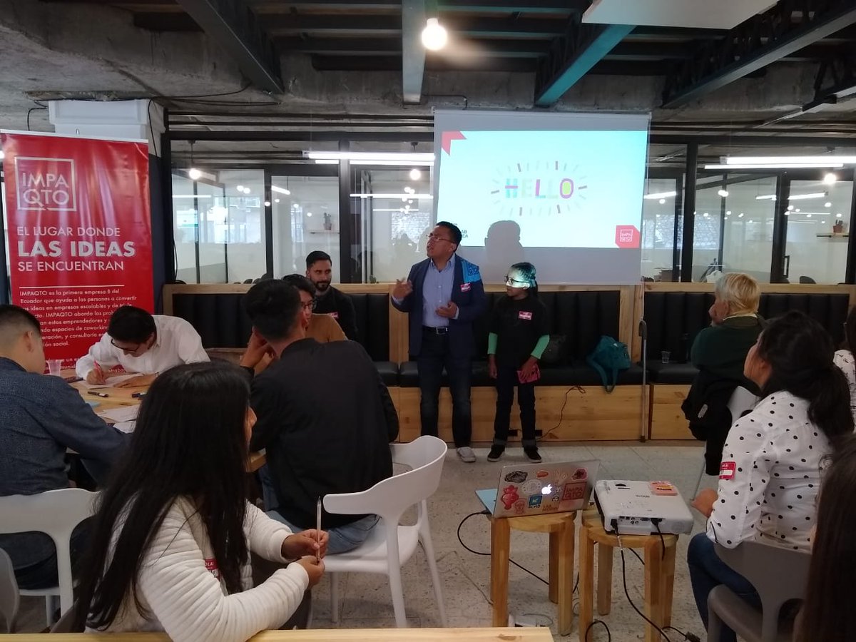 IMPAQTOec's tweet photo. También nos acompañan Fabián y Camila Bermeo de @CoWorkingCuenca como mentores en este #IMPAQTOLabIdea https://t.co/AuNdSrNqE5