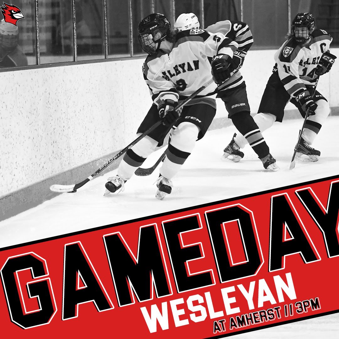 wes_whockey's tweet photo. GAMEDAY | Round 2 at Amherst at 3! Tune in to the livestream to watch! #GameDay #LittleThree #HereWeGoWes https://t.co/XnBqfP5al0