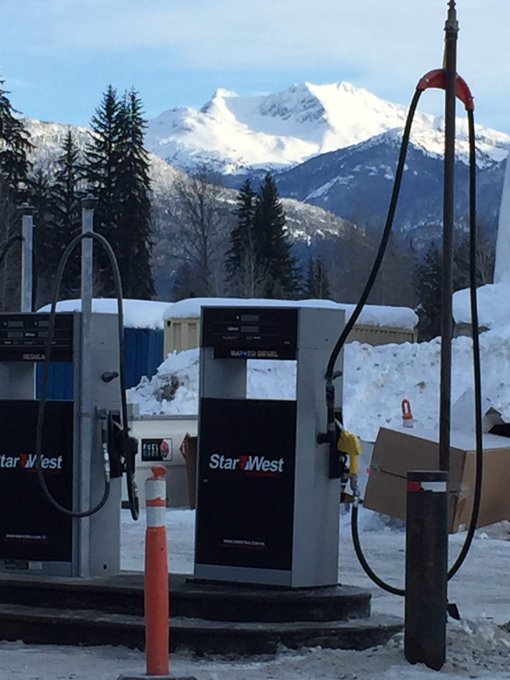 StarwestLtd's tweet photo. Star West provides diesel and gasoline at our Cardlocks in Whistler, Valemount, Prince George, six Okanagan locations and any Husky/Esso Cardlock in North America. Visit our website to learn more. #StarWestPetroleum https://t.co/r7f8GxRiIq