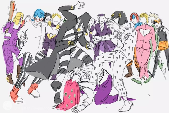 Jojo五部のtwitterイラスト検索結果