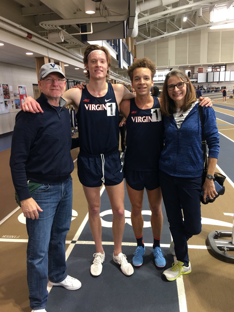 mikebogucki's tweet photo. Shout out to two LVHS alums, running together in the DMR at the Navy ll meet. They won the race with Colton making up over a 5 second gap in the 1600 leg to win it for UVA. #wahoowa ⁦@LVHS_Jungle⁩ ⁦@ValleyBoosters⁩ https://t.co/EZgd7IIAEw