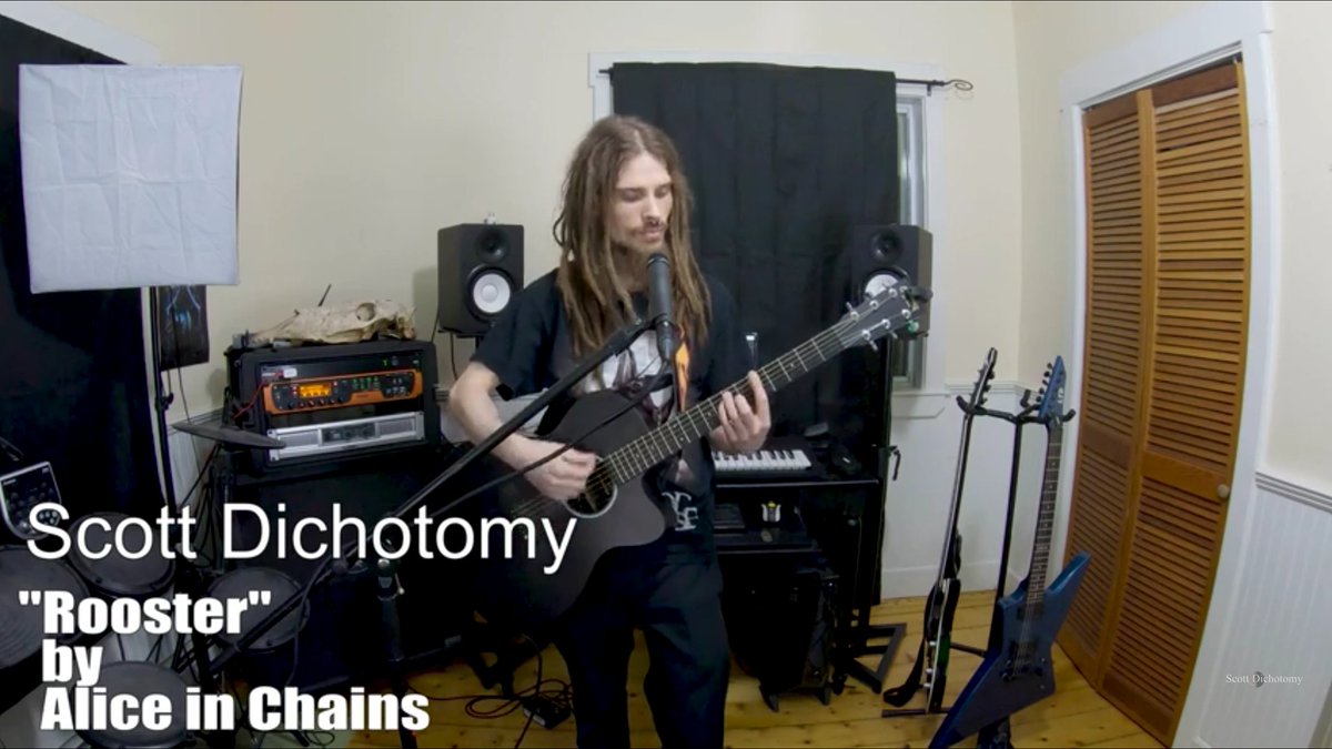 ScottDichotomy's tweet photo. I just uploaded a new cover of #rooster by #aliceinchains to https://t.co/GleIDS9lxl 
tryna do my best #laynestaley impersonation. Go show the video some love!
.
.
.
.
.
#aliceinchainscover #acousticcover #acousticguitar #guitarcover #vocalcover #coversong #grunge #alternative https://t.co/PyTEDzbrQi