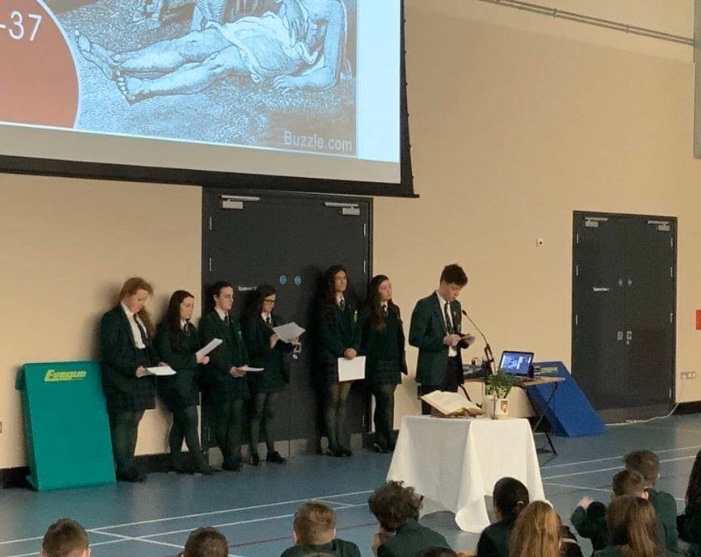 redeptsjs's tweet image. Yesterday, as we celebrated the end of a very busy Catholic Schools Week our Student Faith Development Team led our Key Stage 3 students in prayer. It is inspiring to see our senior students step up and work to support the Faith Development of our junior students. #csw2020 @SJS41