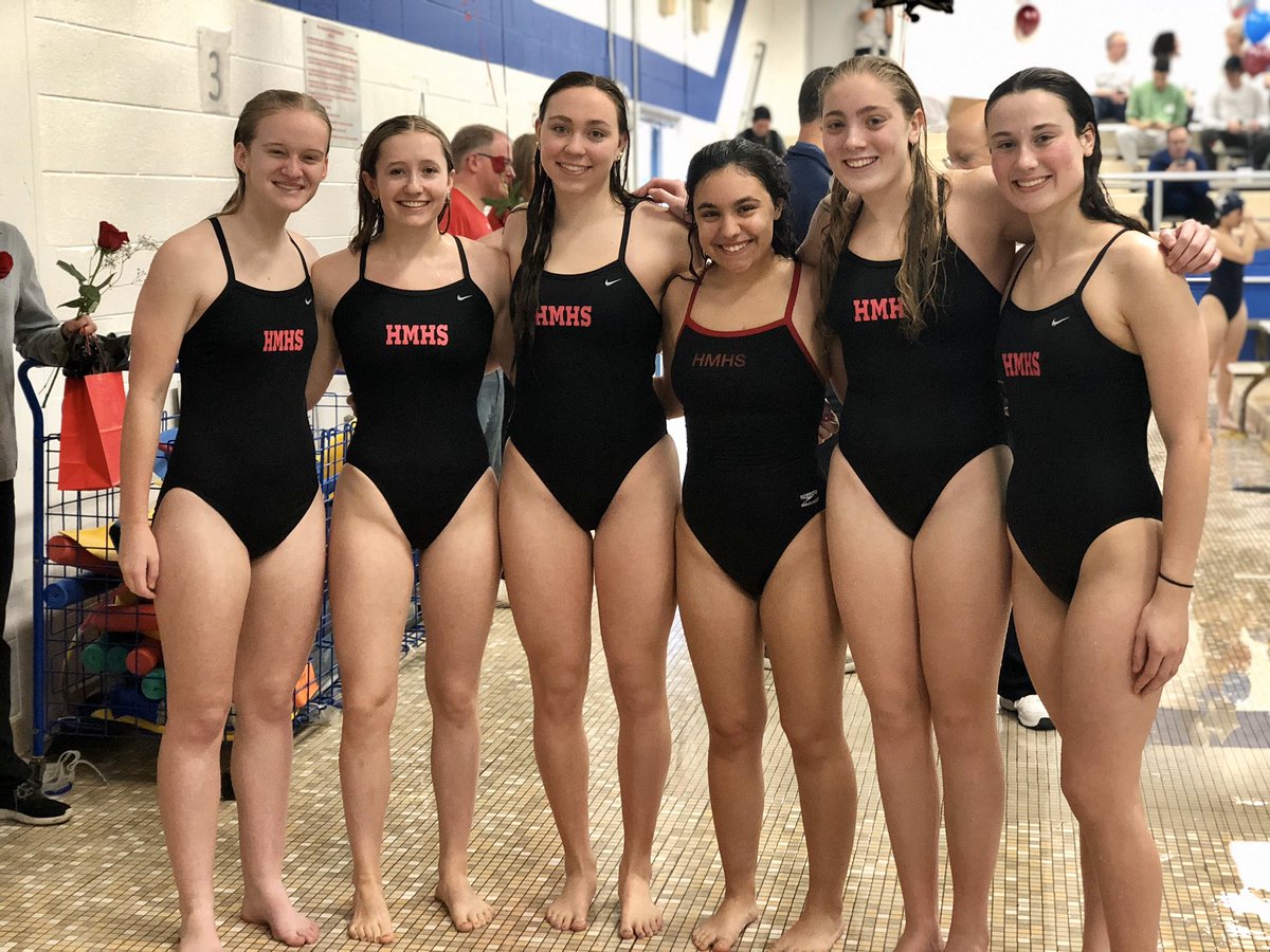 HMHS_swim's tweet photo. Girls defeat Eastern 99-71 in the last regular season meet of 2019-20 🐾🐾🐾🐾🐾🐾 THANK YOU SENIORS ❤️❤️❤️❤️❤️❤️ #ladychoppas https://t.co/pdF3l1bRtc