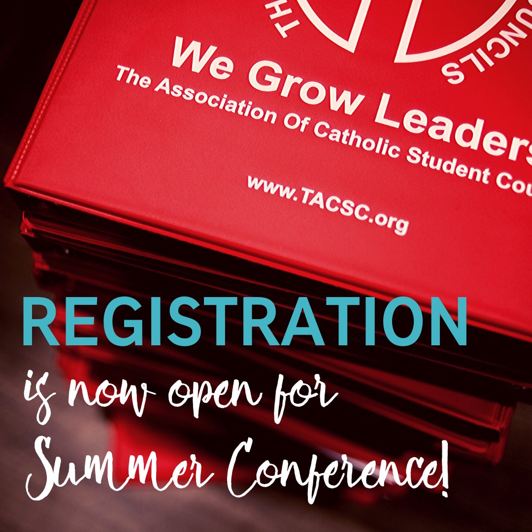 tacsc's tweet photo. Registration is now open for our Middle School Summer Conferences and our High School Leadership Seminar. ☀️☀️☀️ 

Take advantage of early bird pricing through the end of the month.  https://t.co/7Li61hhfy7

#wegrowleaders #studentleaders #studentleadershipconference https://t.co/1lbEYZfU4I