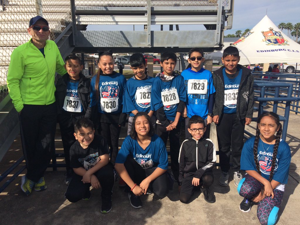 Good luck to our running club members from Garza Peña Elementary that are participating in the David Chavana 5K! Thank you Mr. Jimenez & Mr. Quezada for encouraging our students to be fit and healthy! @PSJAISD @gareymu @Cori1189 #kodiakproud