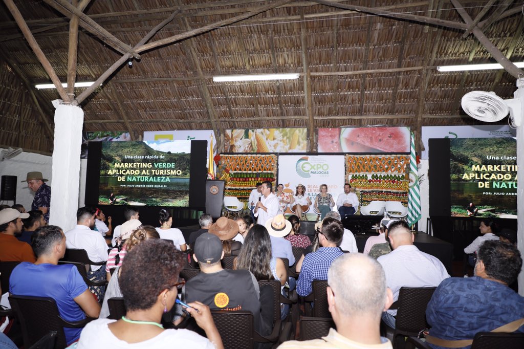 turismo_meta's tweet photo. Marketing verde, una herramienta para potenciar el turismo de naturaleza. jairo Andres Rozo @AISO_Aca https://t.co/PN7q4CHc1g