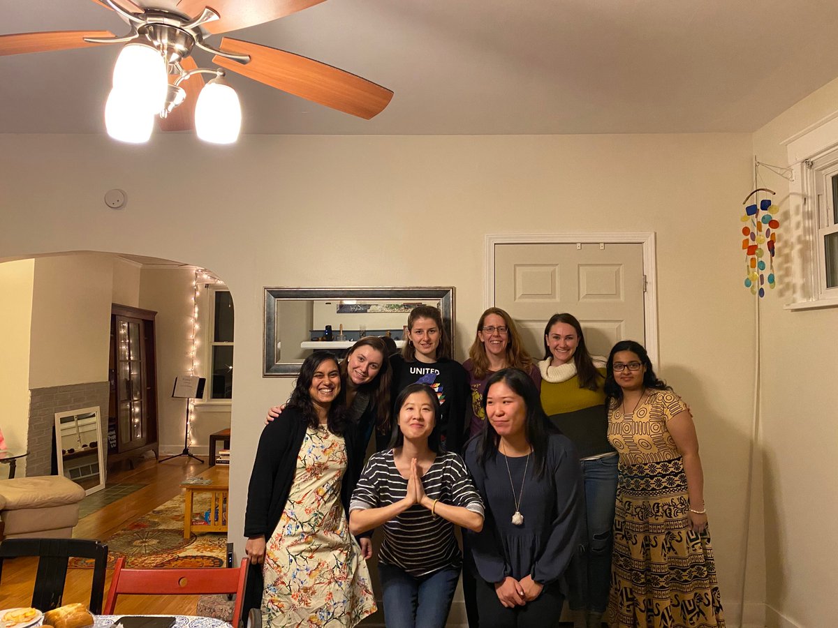 stat_frizz's tweet photo. Thank you to Professor Robin Mejia (of @CMU_Stats and @hrdag) for opening up her home to our Women in Statistics group, and generally for all of her support over the years 😍 https://t.co/ltX06P5SHW