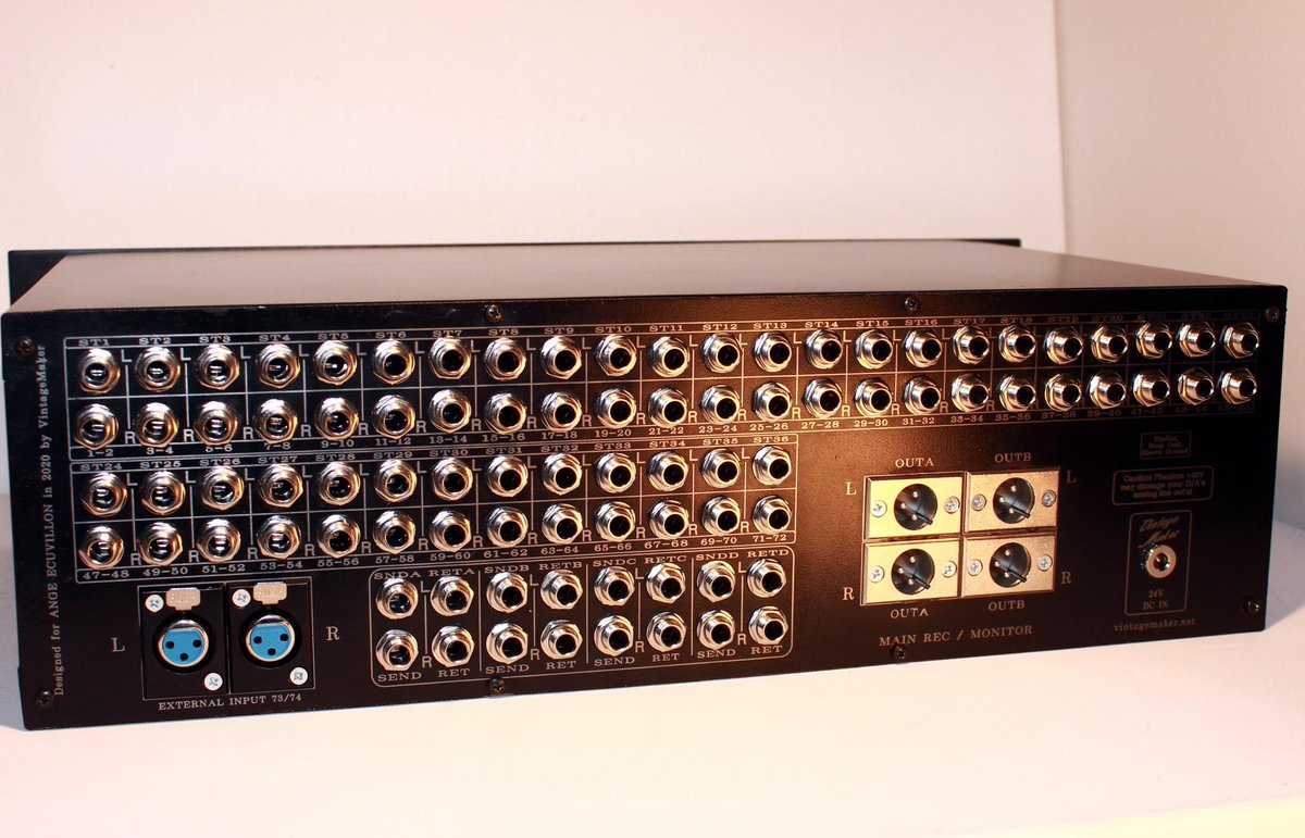 VintageMaker's tweet photo. https://t.co/IOORaS0J26
#summing #mixer #multibuscompression #analog #analogsumming #studiomixer #passivemixer #passivesumming #neumann #analogsum #mixinanalog #tascam #dsub #balanced #balancedmixer #stereomixer #customaudio #custommixer #studiomixerforsale https://t.co/w889WaOgDN