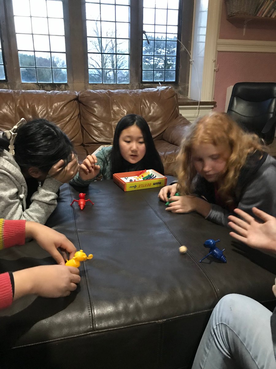 Adcote_Boarding's tweet photo. One of our Seniors enjoying our new recliner chair today whilst the juniors enjoyed a new game called beetle. #familyfun #relaxingweekends https://t.co/plx2RKVkN7