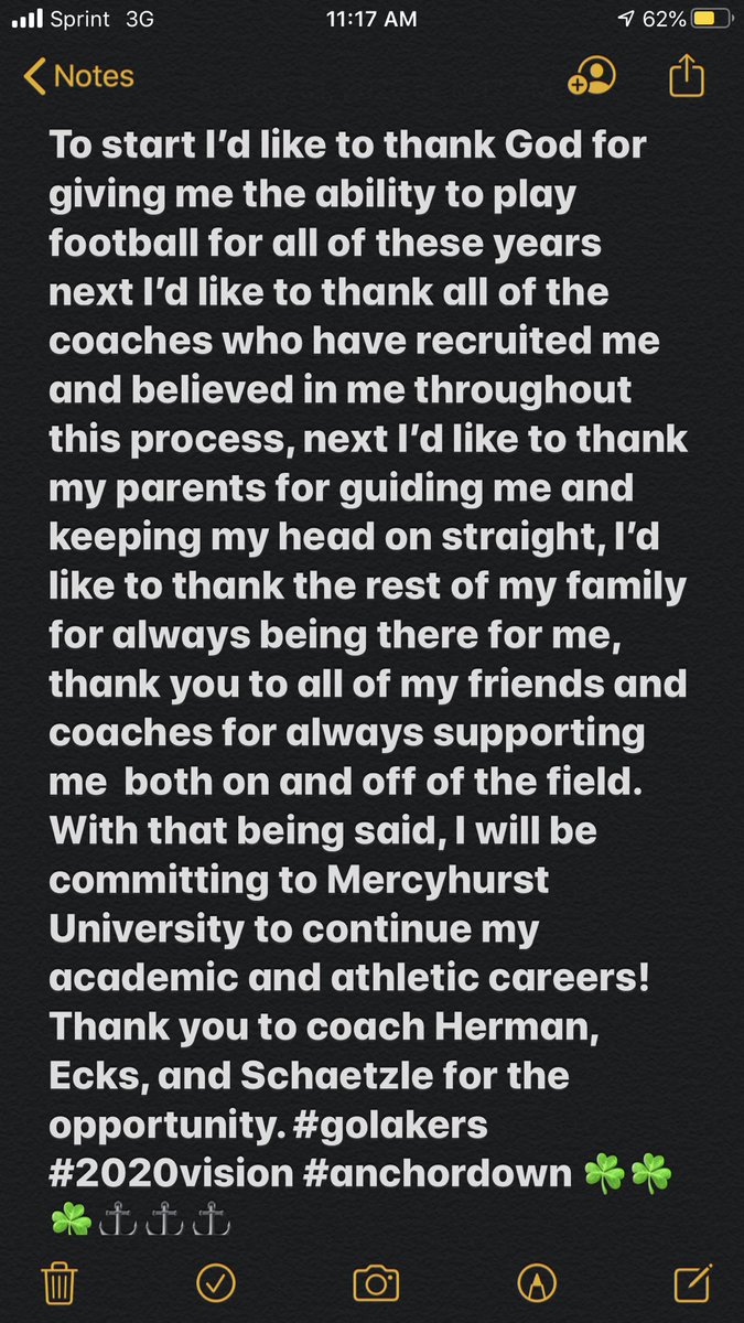 ImpavidoJoey's tweet photo. Committed! @ShalerFB @wpialsportsnews #2020vision #AnchorDown ☘️☘️☘️ https://t.co/LN2lRXieWC