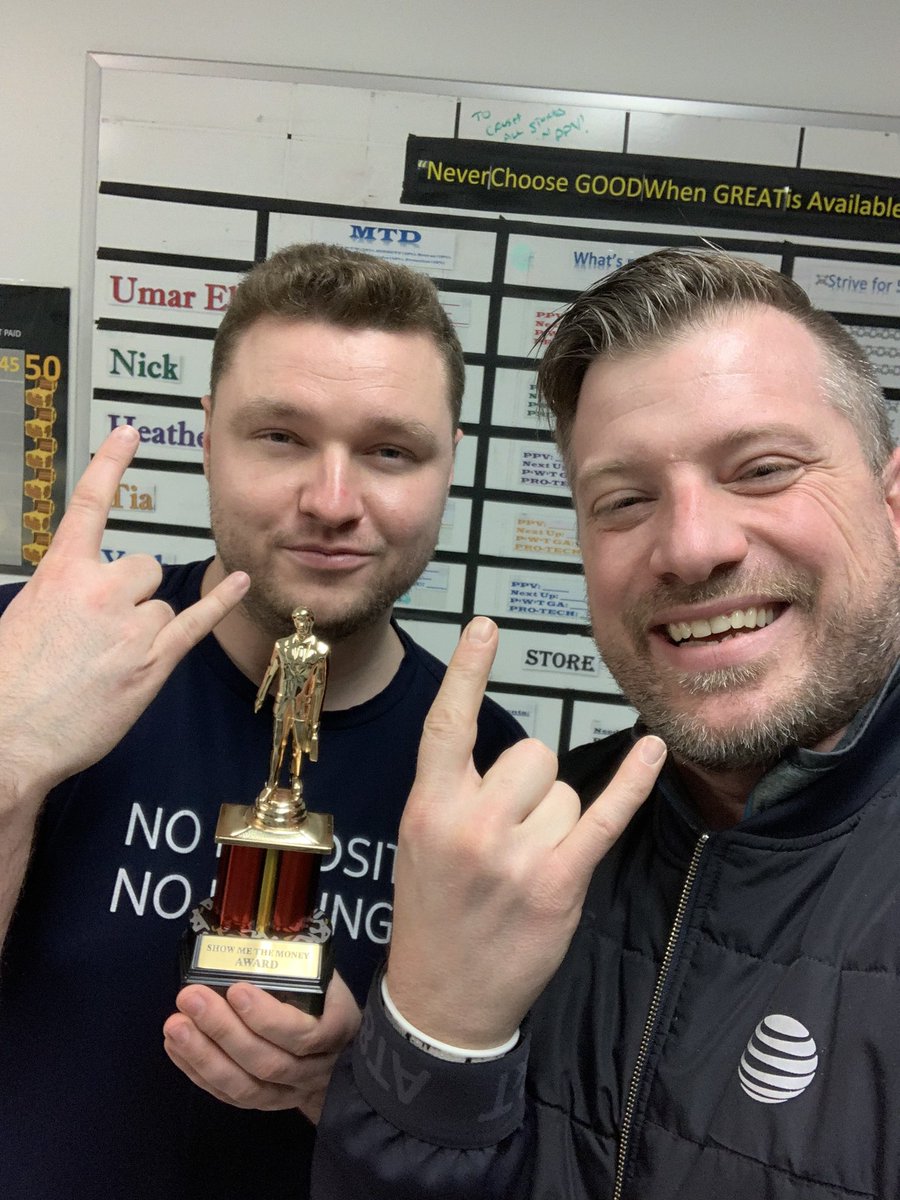 Alexander “Yosh” with #mcknightmare   January sales award, 132% total attainment.  #rockinthehorns #MambaMentality #teampower #lifeatatt #attemployee <a href="/WilliamGStovall/">William Stovall</a> <a href="/Ram_Rodriguez8/">Rameses Rodriguez</a> @oliveiramikeO <a href="/jerryfornwalt/">Jerry Fornwalt</a>  #neverchoosegoodwhengreatisavailable