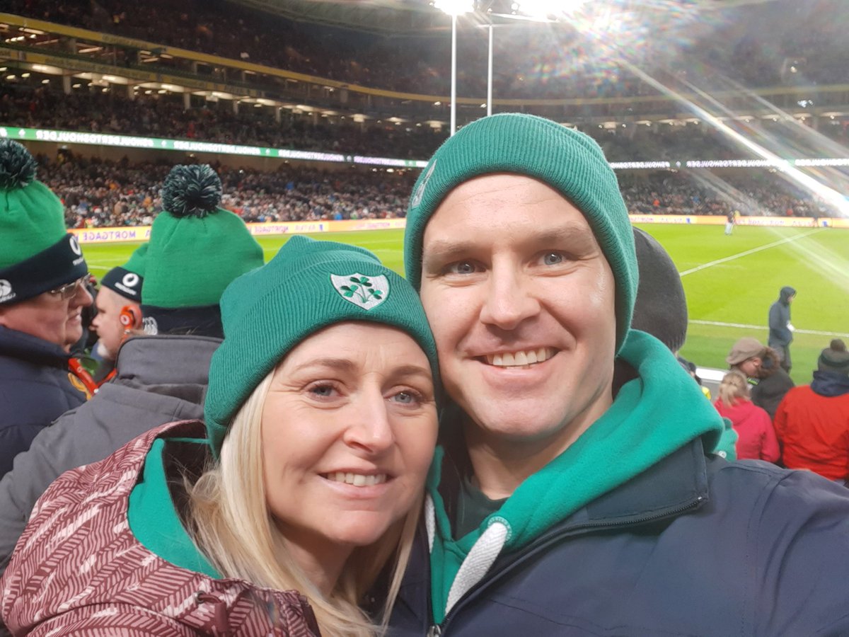 denis_bourne's tweet photo. Thanks @VodafoneIreland for the tickets, great seats for the Ireland v Scotland rugby #ShoulderToShoulder https://t.co/Oud9kNn9Uq