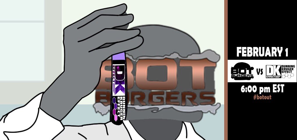 BotBurgers_OW's tweet photo. The Bot Busters are up against @DunningKrugerOW tonight! Let's see how  our first meal of the season turns out. #BotOut 🍔 https://t.co/0X0nErXk4F