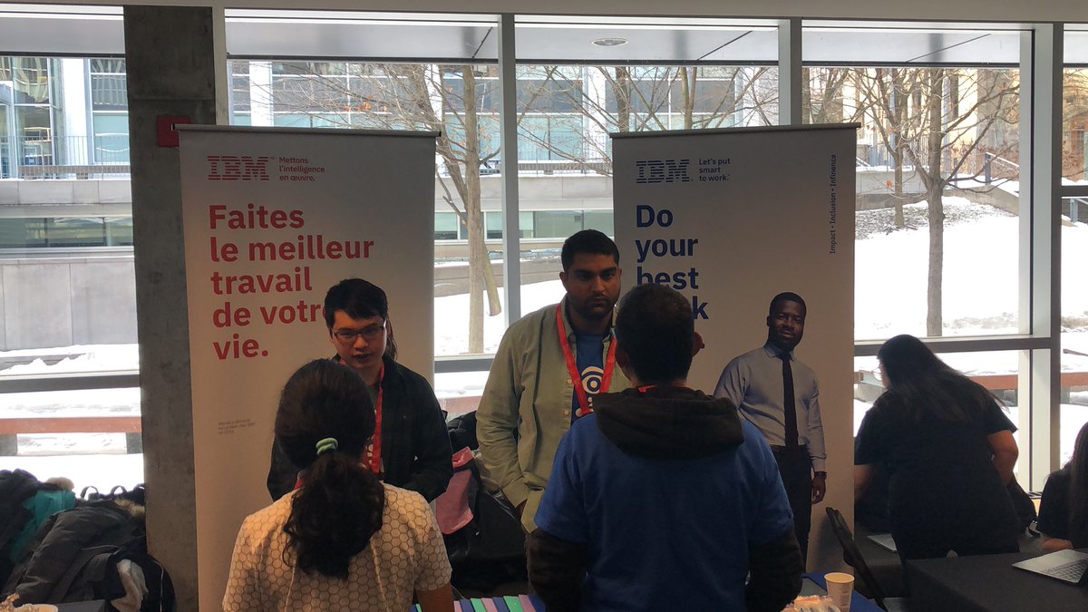 bebnowski_susan's tweet photo. @IBM is at @mcgillu for #McHacks! Come check out our booth if you have any questions regarding internships, life at IBM, or have any questions on our API for the challenge! #ibmoncampus https://t.co/VlEJSHEN63