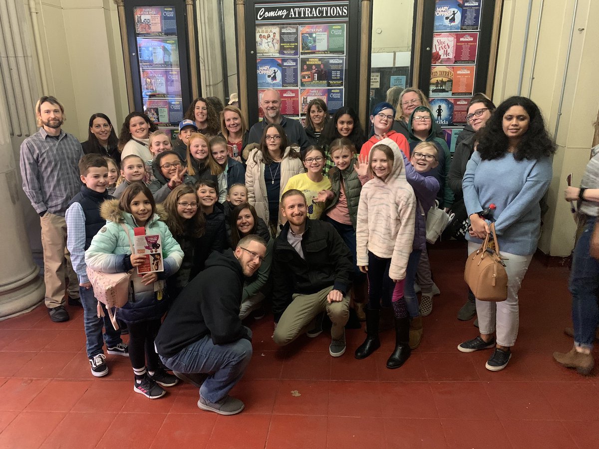 LindenHillMusic's tweet photo. It was a GREAT week for music at Linden Hill! Students from our upcoming musical, Mary Poppins Jr., traveled to the @PitmanTheatre on Sunday to see a fantastic performance of Mary Poppins! Thursday featured three successful concerts for the Strings, Band and Chorus. #LHEpride https://t.co/0WzZYpn2cj