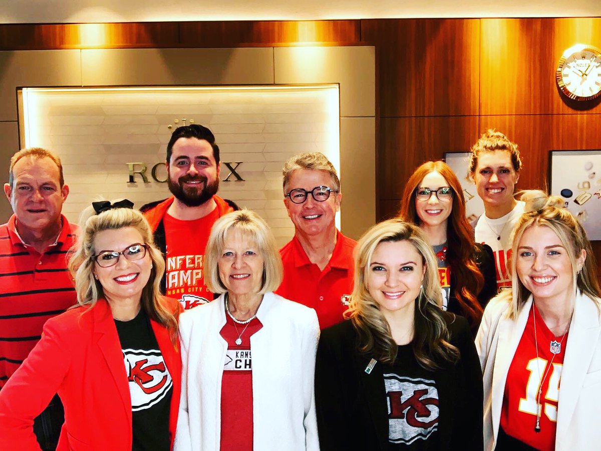Maxon Fine Jewelry supporting the <a href="/Chiefs/">Kansas City Chiefs</a> for Super Bowl weekend! #MaxonMoment #Rolex #KCChiefs