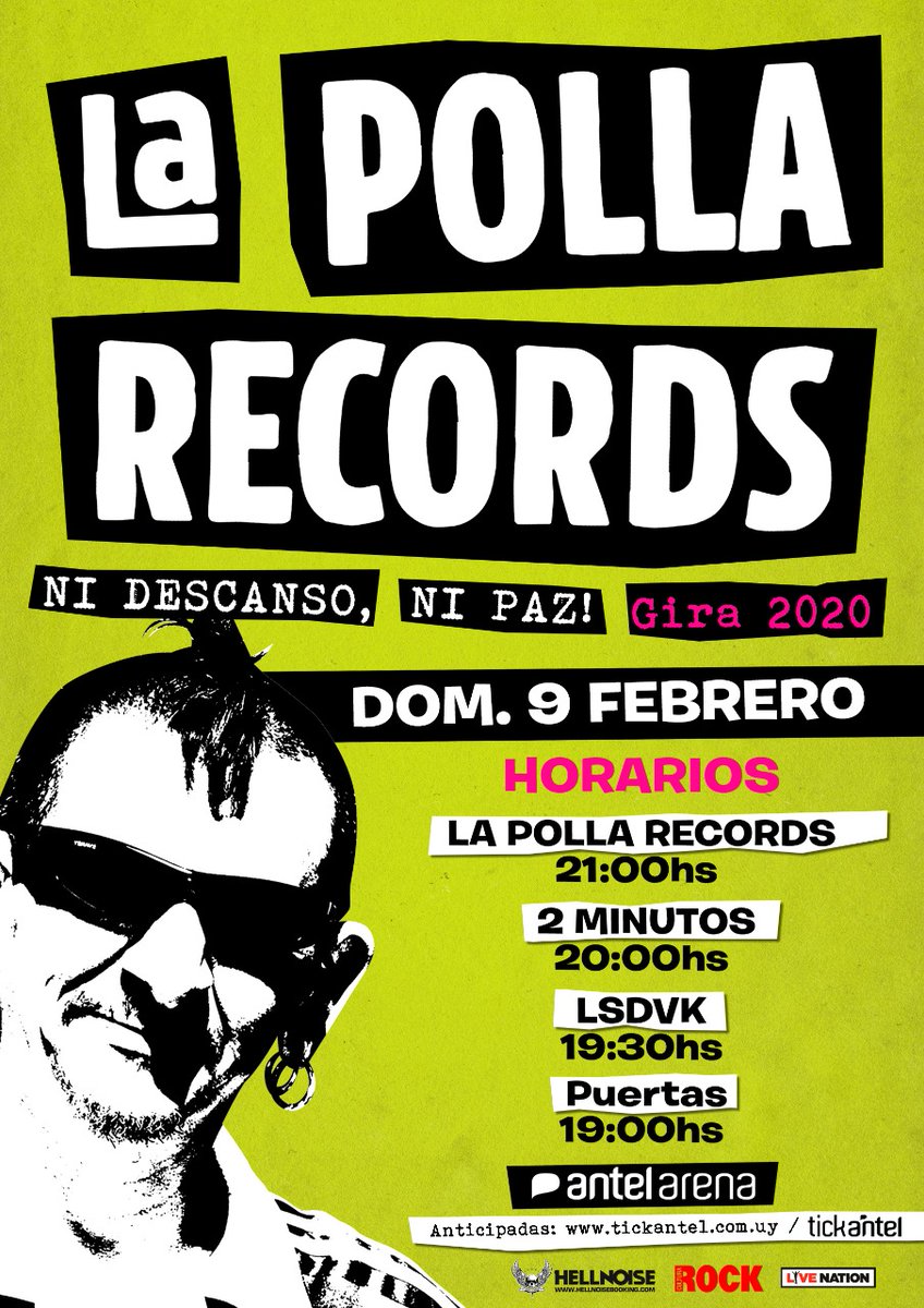 La Polla Records en Uruguay tweet media