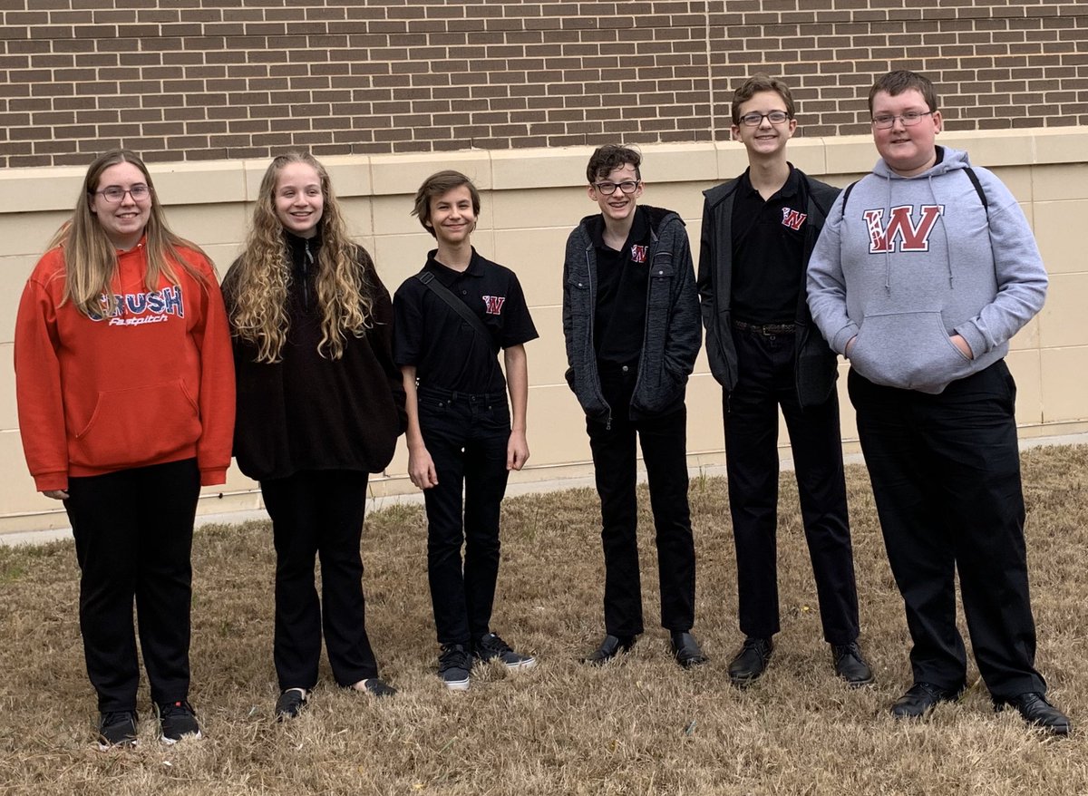 Awesome kids representing @WoodstockMS at the District 9 Honor Band!!! #yayband #ccsdfam