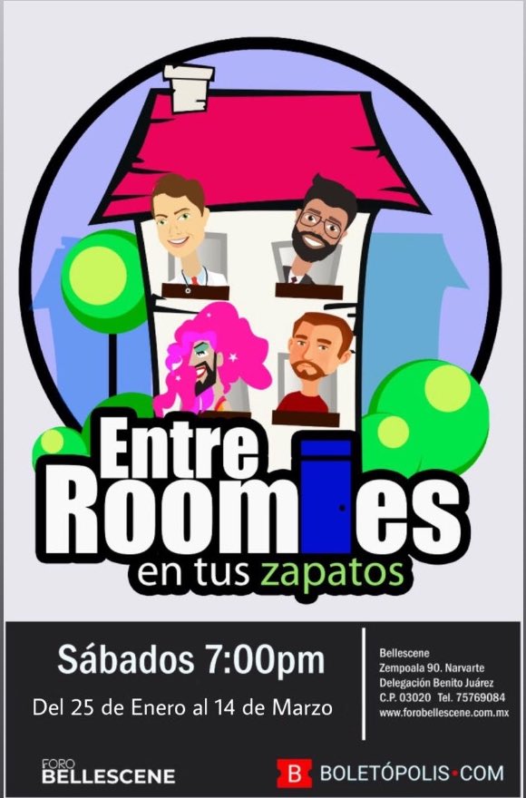 ForoBellescene's tweet photo. Iniciamos el mes con estas increíbles puestas de escena:
“Entre Roomies” y
“El Predilecto”
en tu @ForoBellescene
🎫taquilla y @boletopolis
Hoy sábado taquilla abierta desde las 4:00 pm
#comunidadBellescene @Sotano_Foro @LaberintoTeatro #menuteatral https://t.co/8zvFBaWOws