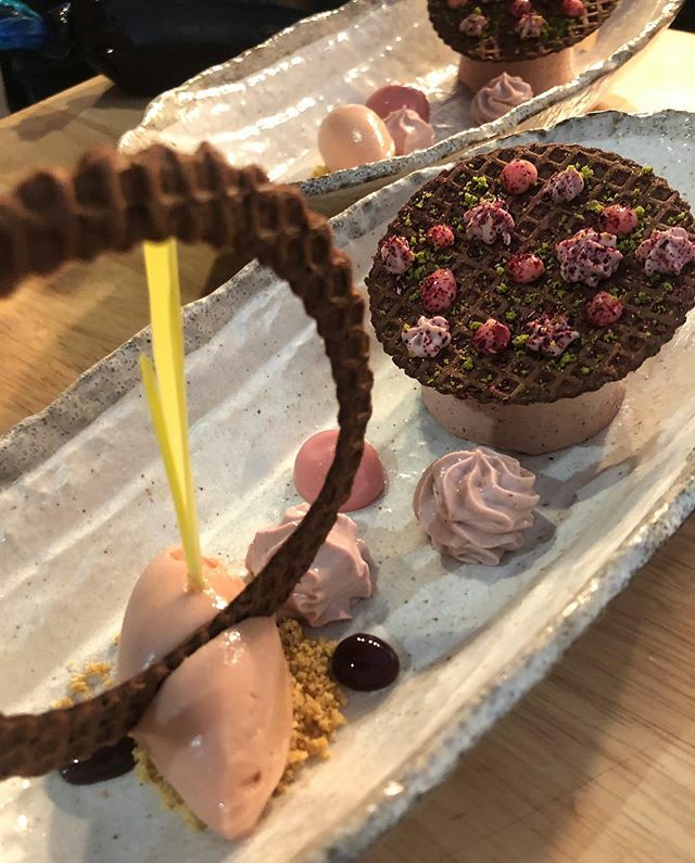 Rhubarb &amp; Chocolate #yorkshirerhubarb #letthechefsurpriseyou