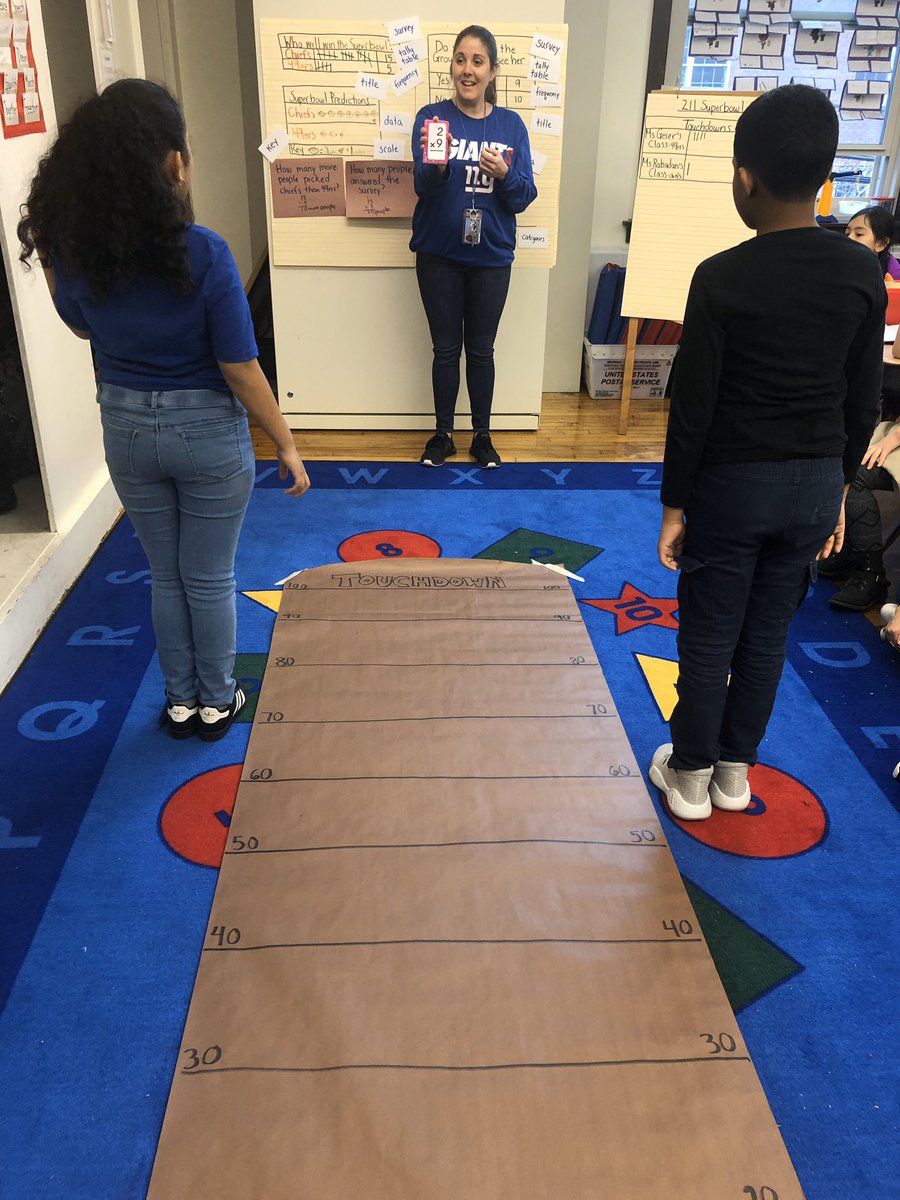 3rdgradejays's tweet photo. Our annual 3rd grade multiplication #SuperBowl https://t.co/Hp2gSt4TWp