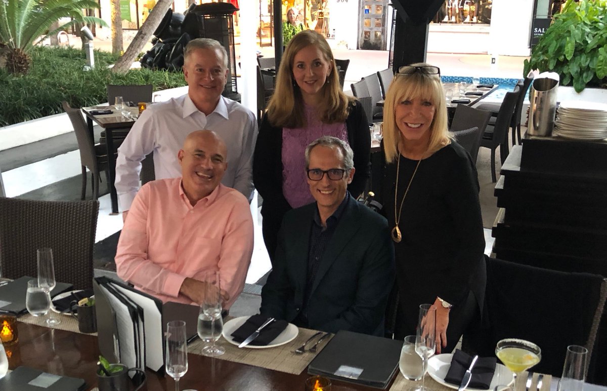 Several members of the Aspire Lifestyles North American executive team recently enjoyed dinner on the terrace at Meat Market Miami, one of our Global Dining Collection partner restaurants. A sincere thank you to Guillaume Plecy and his team for their gracious hospitality.