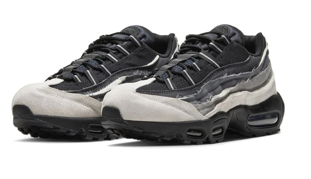 air max 95 black white sole