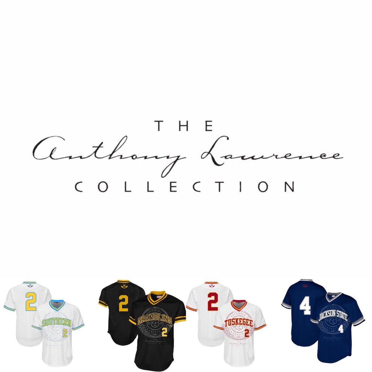 ALCollection's tweet photo. 🚨🚨🚨 to kick off the 2020 baseball season for a limited time #ALCollectionSU #ALCollectionJSU #ALCollectionGSU #ALCollectionTuskegee customize baseball jerseys are 20% off. Enter code playball20 
All Jerseys feature stitched school name &amp; number. https://t.co/M8ehhEhvCY https://t.co/lrmuVa4omS
