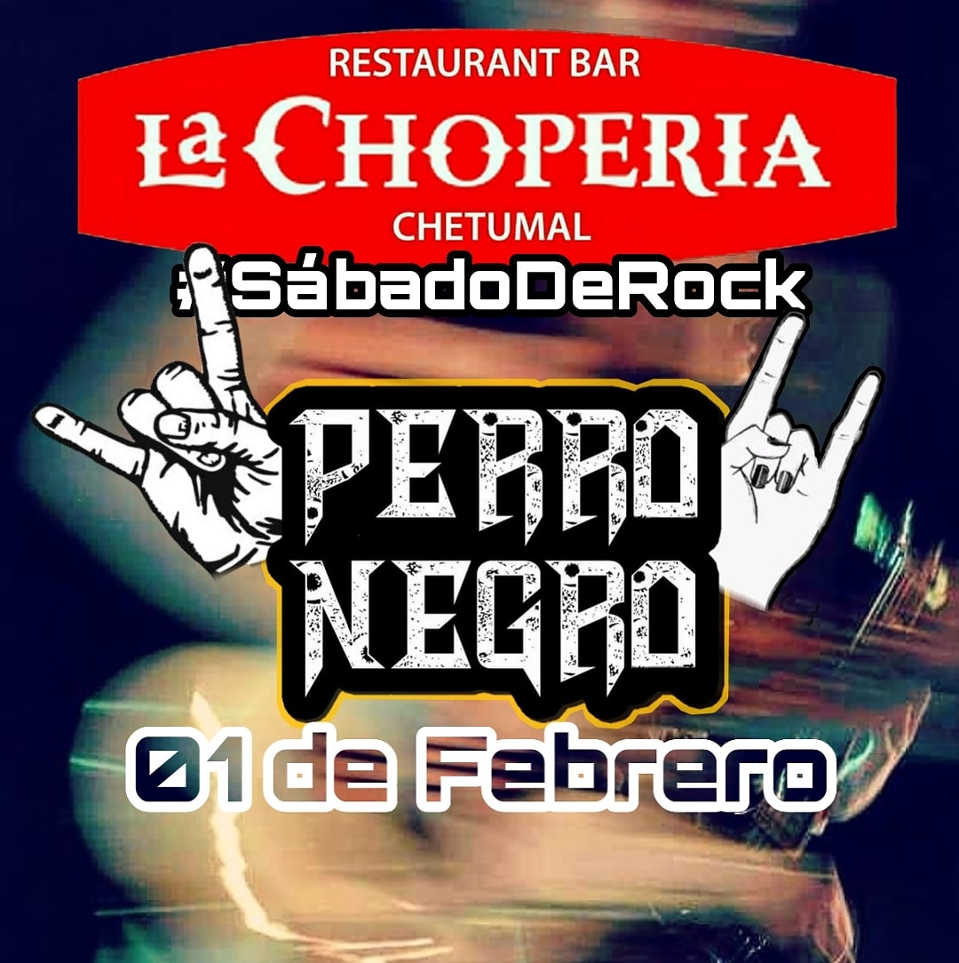 LaChoperiaChe's tweet photo. #SábadoDeRock con mejor de @perro_negro_rockband Empezamos el mes de febrero con el pie derecho. Hoy alitas al 2x1. ⚠️PREGUNTA POR NUESTROS COMBOS Y PROMOCIONES⚠️ #Choperia #Chetumal #TimeToDrink #Tarrito https://t.co/0iyN2s0NEQ