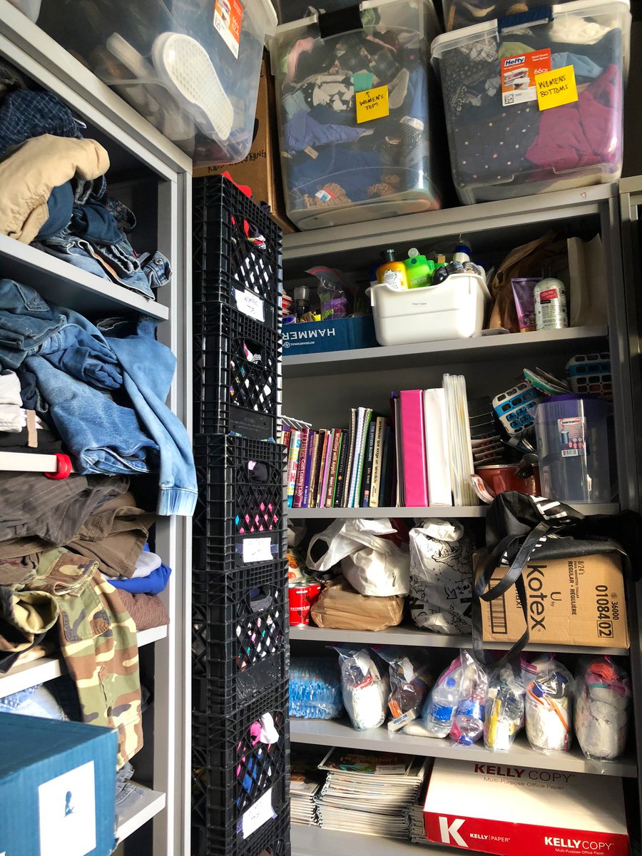 MiramarReact's tweet image. Three days, six volunteers, and 14 hours later... We have sorted all of the donations from our fall semester drive! The Really, REALLY Free Closet opening is still in the works, but we will be ready for you very soon. Look for announcements early Spring semester 2020.