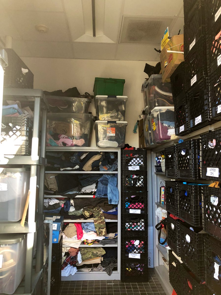 MiramarReact's tweet image. Three days, six volunteers, and 14 hours later... We have sorted all of the donations from our fall semester drive! The Really, REALLY Free Closet opening is still in the works, but we will be ready for you very soon. Look for announcements early Spring semester 2020.