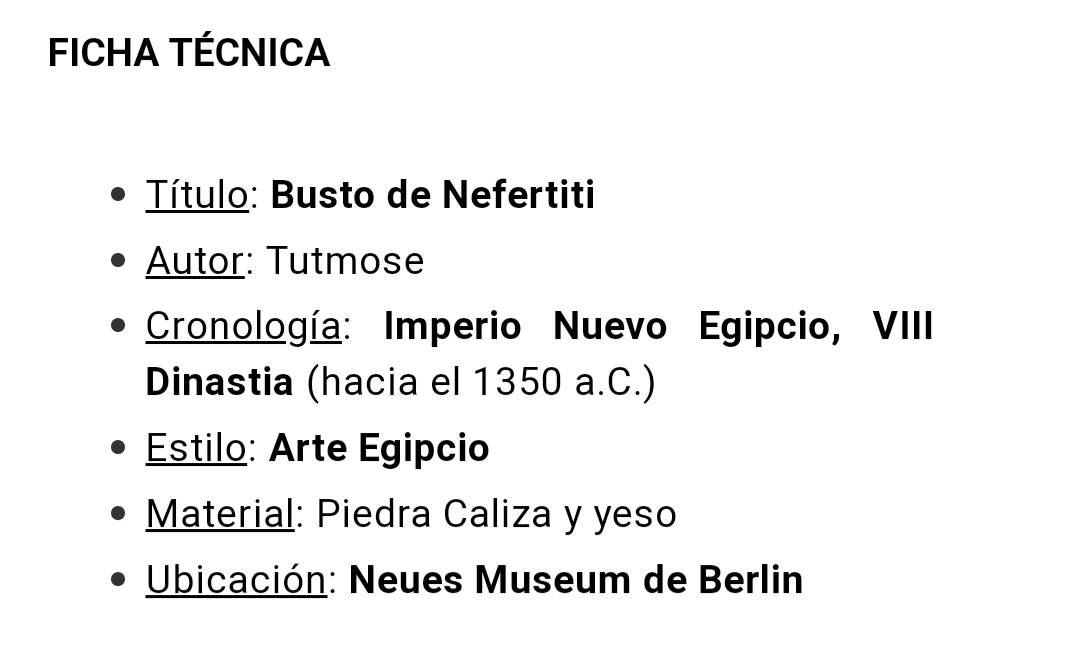 ⛔ BULO de <a href="/eldiarioes/">elDiario.es</a>. "Siete horas para convertir un busto de Cleopatra en una mujer actual: una clase de historia..."

❌ FALSO: Es el busto de Nefertiti, la Gran Esposa Real del faraón Akenatón.