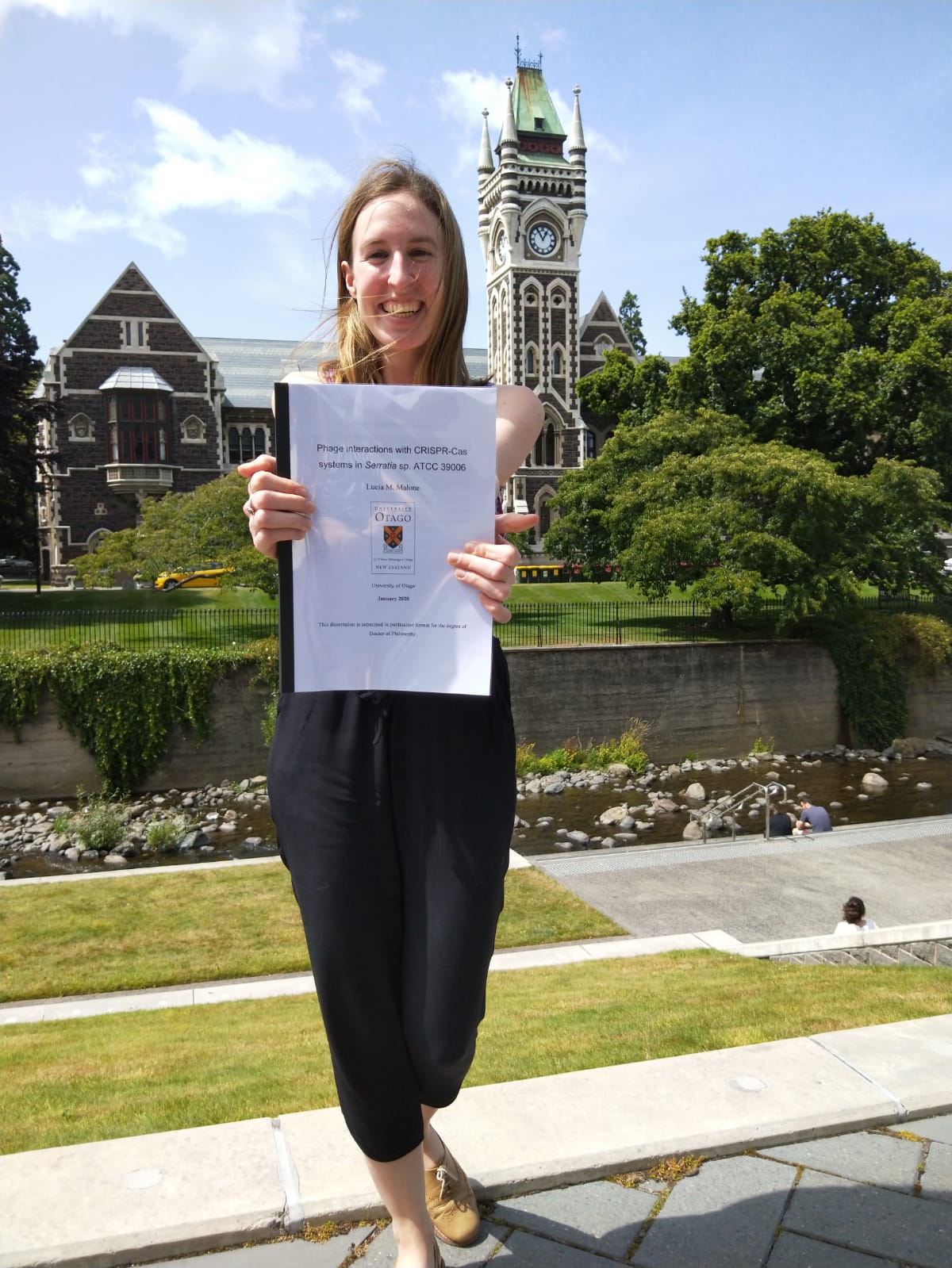 Lucia Malone on X: Phinally Done! 🔬📓❤ Happy to announce I submitted my  PhD thesis @otago. Thanks to my supervisor @PeterFineran and the Fineran  lab for their support these last three (and