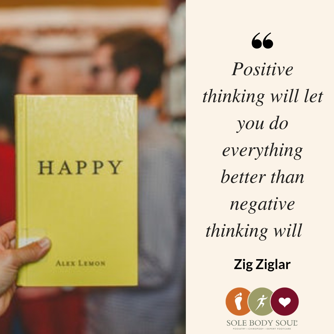 Positive thinking will let you do everything better than negative thinking will. 

#happinesswitheverystep #keepingdundeeonitsfeet #doctorbofficial #thefootexpert #solebodysoul #podsfixfeet #podiatrydundee #chiropodydundee #askdoctorb #dundee  #podiatrydundee #footcaredundee