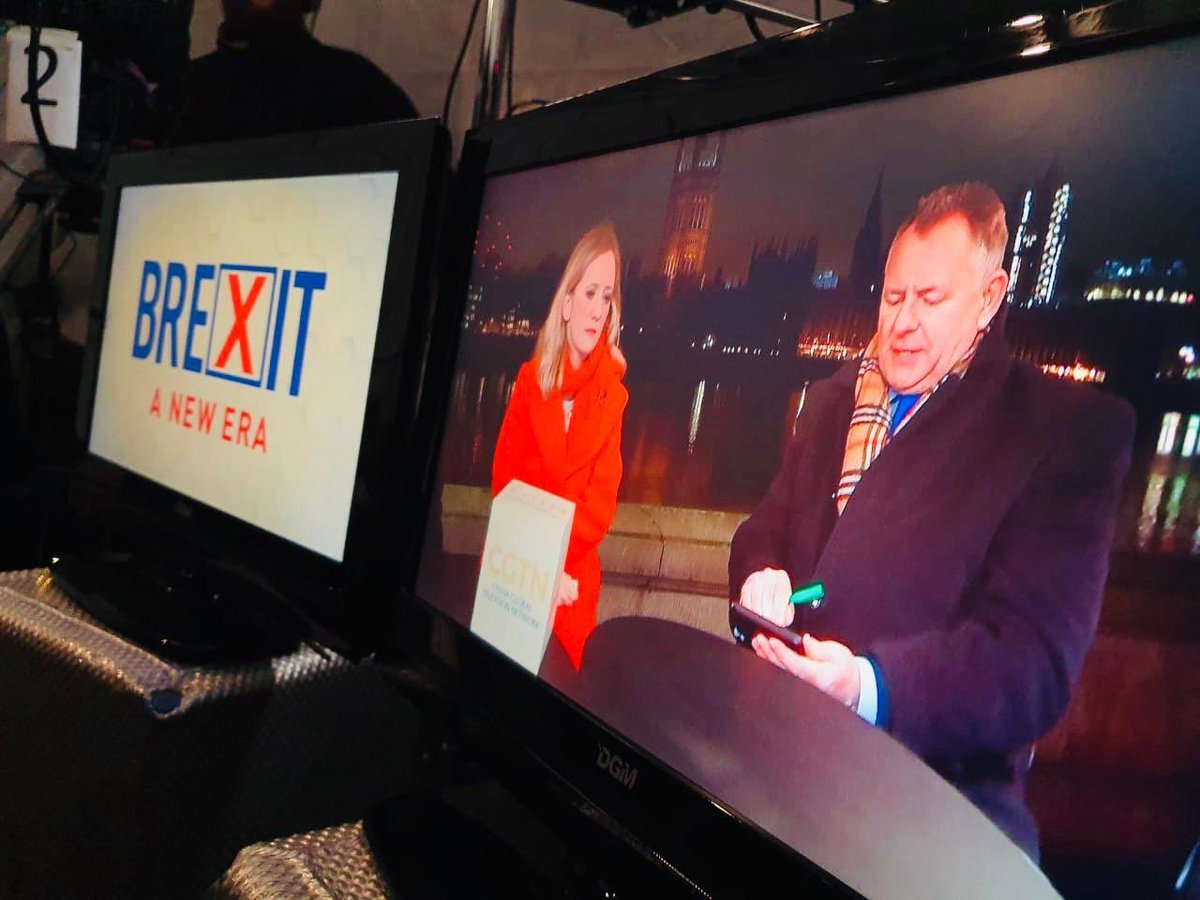 AP_GMS's tweet photo. Thank you @CGTNEurope for working with us in London on #BrexitDay #BrexitNight #livepositions https://t.co/iroH3Rdp7O