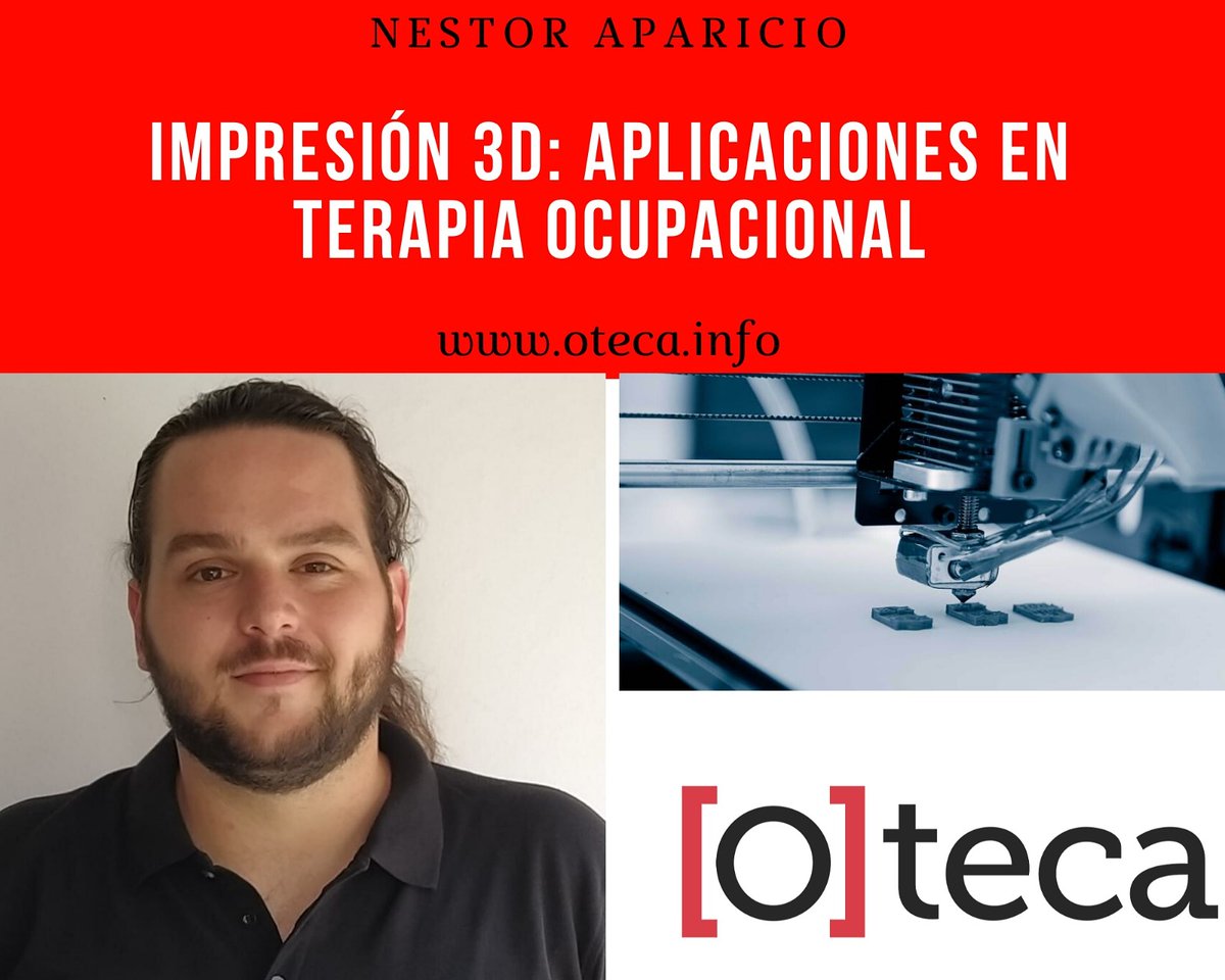 OTeca_info's tweet photo. ¡NUEVO CURSO!
Otro curso imprescindible de @nestor9dw sobre la impresión 3D y sus aplicaciones en #terapiaocupacional
Ya tenemos 17 cursos de máxima calidad por solo 149€ al año
#terapeutaocupacional
#formacion #impresion3D #oteca https://t.co/PRV1vUVdJ5
