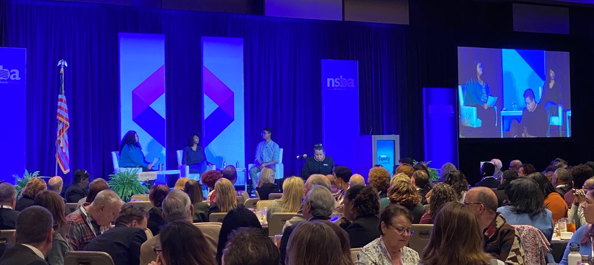 NSBAPublicEd's tweet photo. Access to mental health support is so important especially for teens who all have so much to contend with. Hannah &amp; Charles Lucas @NotOkApp at #NSBAEquity20 https://t.co/bgn6L8f2nm