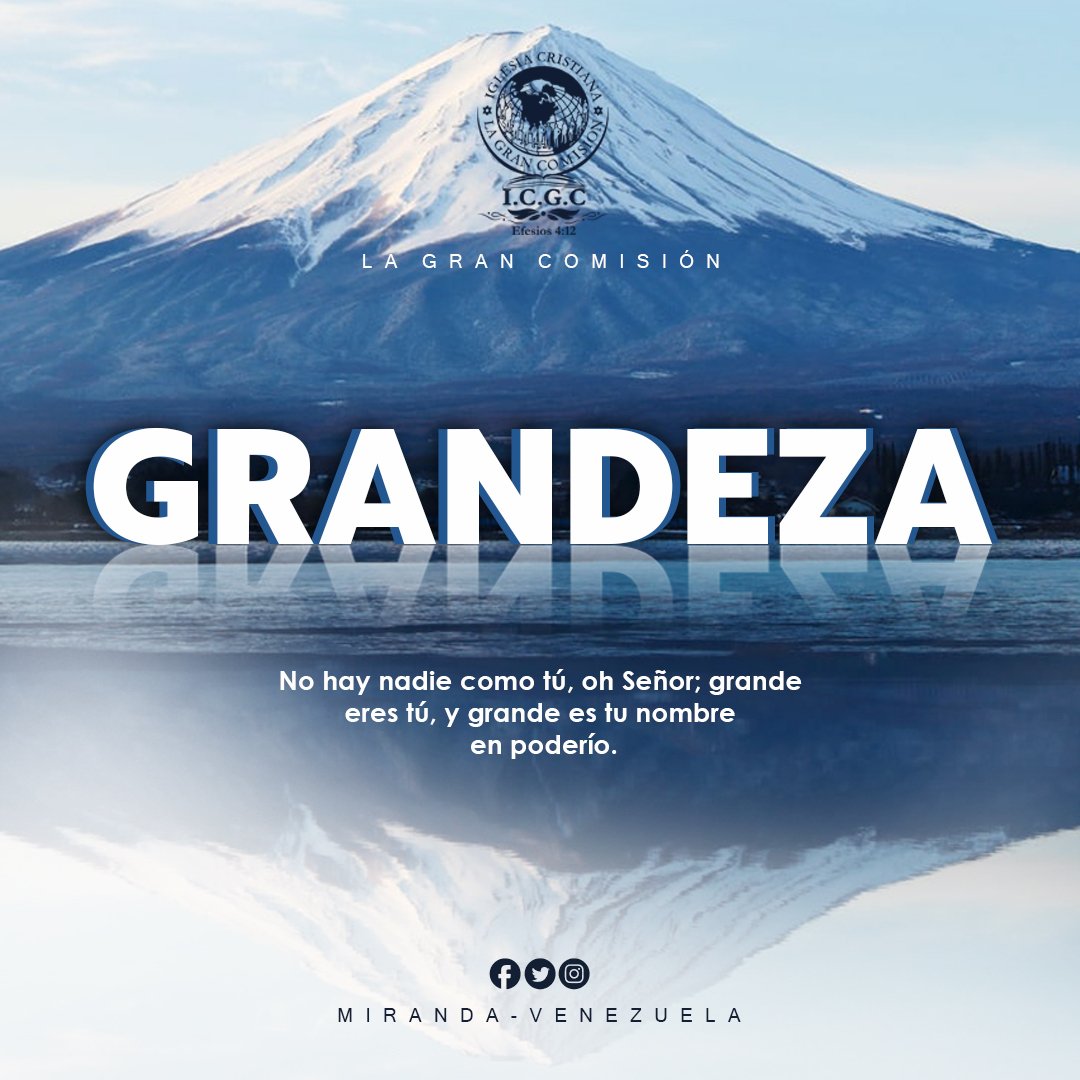 IcgcMiranda's tweet photo. Grande es nuestro Dios 👐
.
No hay nadie como tú, oh SEÑOR; grande eres tú, y grande es tu nombre en poderío. (Jeremías 10:6) 📖
.
#dareweb #grandeesDios #magnificoDios #nadiecomoDios #bendiciondeDios #venezuelatierradepaz #venezuela #palabradevida #palabradeDios #omnipotenteDios https://t.co/rbwrYkQDL9