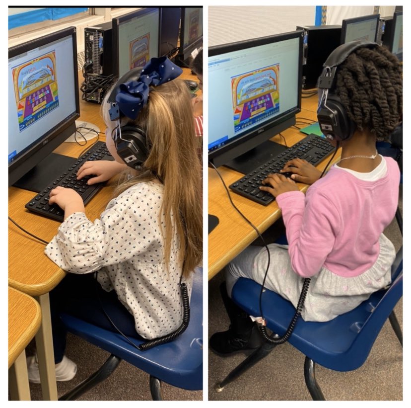 MorhausK's tweet photo. Keyboarding Kinders @bellsferryelem @ https://t.co/3lTCYHSprd