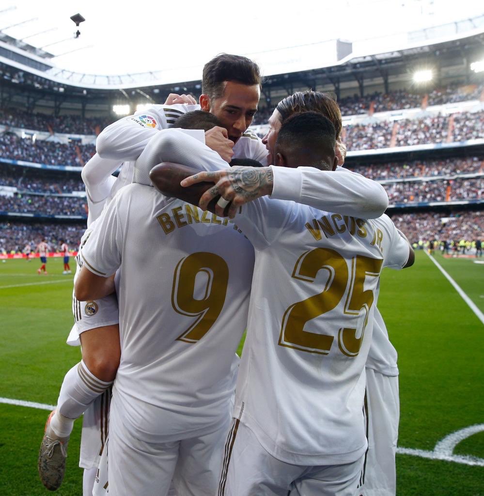 Benzema's tweet image. There is only one Madrid 🔥⚔️💯 #Nueve #HalaMadrid #Victory