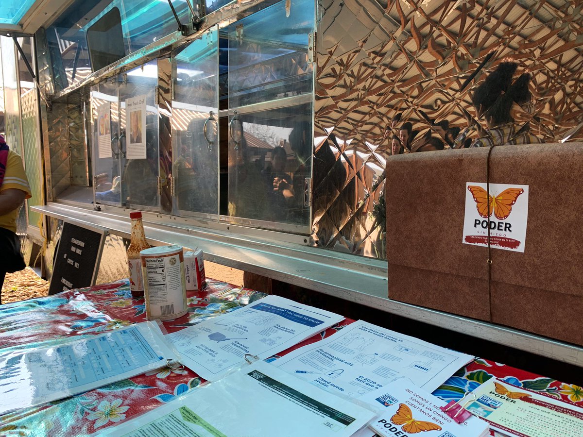 Veggielution's tweet photo. Where else can you grab some brunch from a food truck and learn about the census?
#SiSePuede #Census2020 #PowerNotFear https://t.co/2dVrSf9nFQ