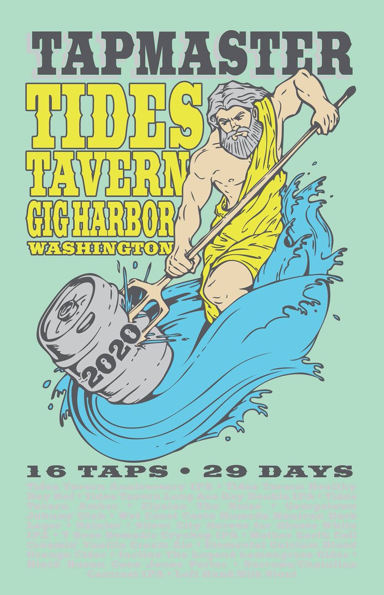TidesTavernWA's tweet photo. #tapmaster begins today! Grab your beer buddies and head on in to get your card started. https://t.co/7uqTelil01