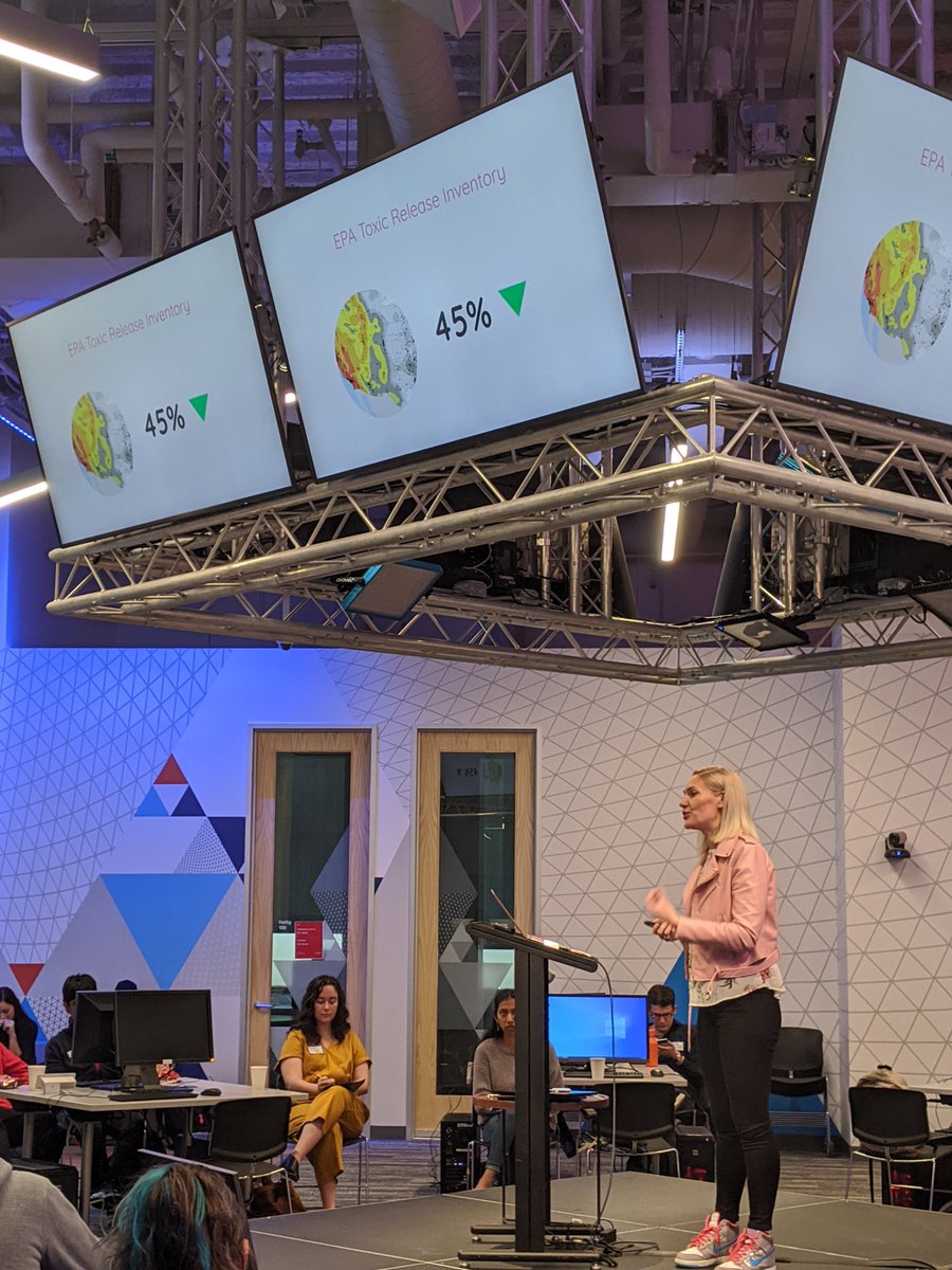 RisingWomen_C's tweet photo. @katiepatrick, author of "How to Save the World," talks about how the act of measuring alone can improve the outcomes of a project and how this must be used for climate action at #climatesummit2020 https://t.co/NpSUhlffxM