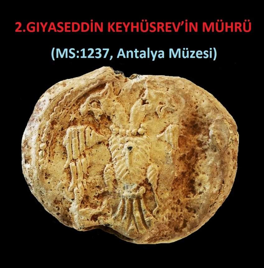 16-Anadolu Selçuklu Sultanı 2'nci Gıyaseddin Keyhüsrev'e ait kurşun mühür