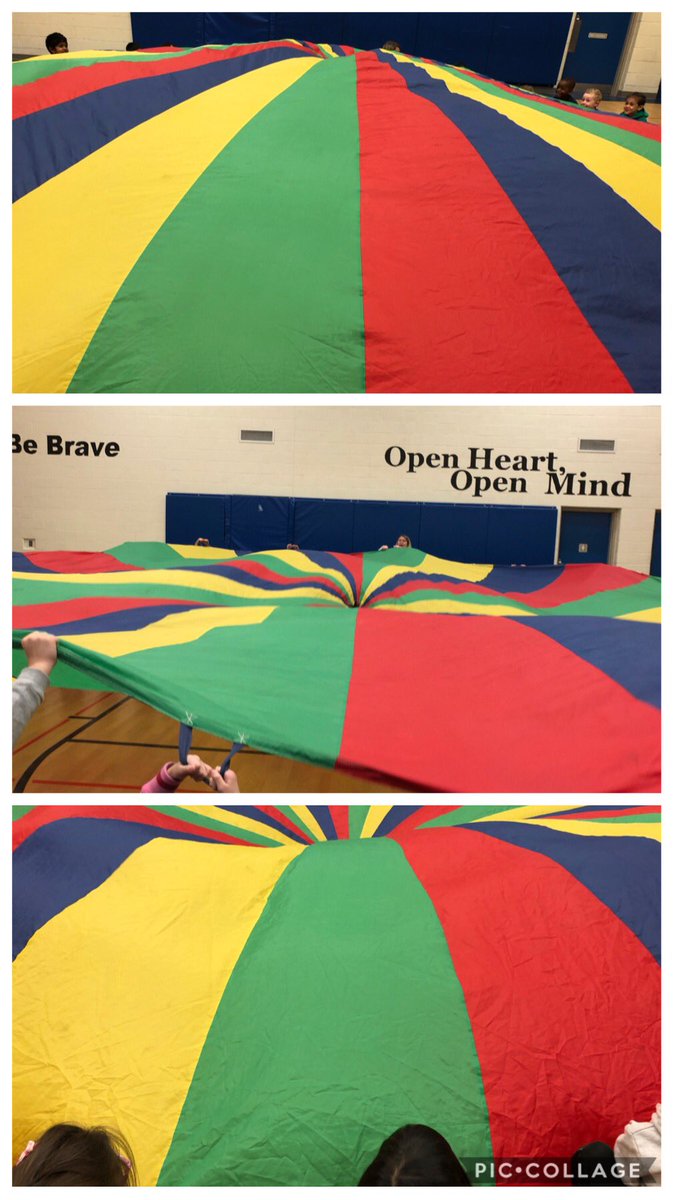 PatersonZan's tweet photo. Lots of fun playing with the parachute last Thursday in the Gym! https://t.co/7S5pwDc6Qt