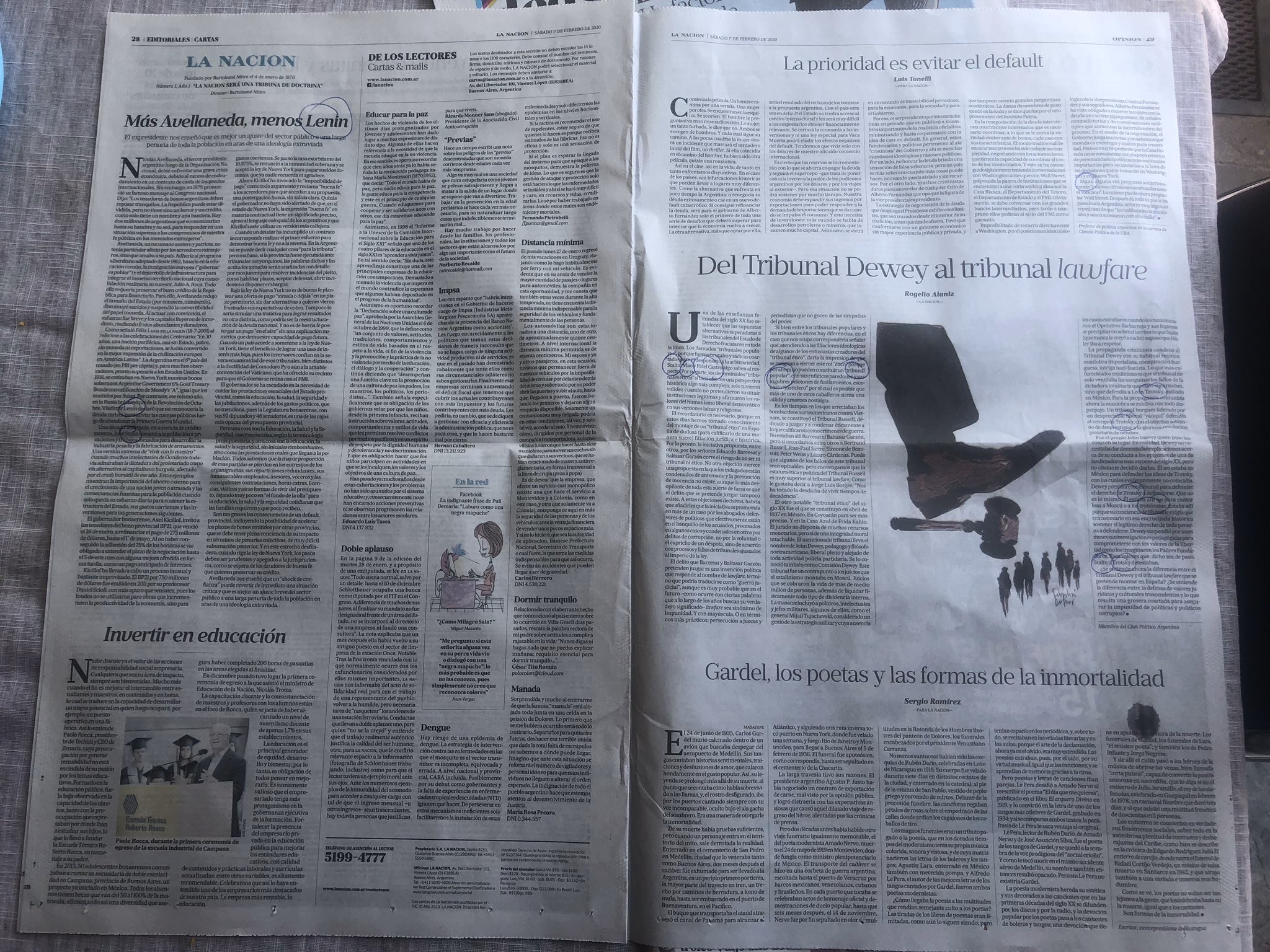 Alejandro Bercovich V Twitter Quince Menciones A Lenin Stalin Trotsky Mao Y Fidel En La Doble Editorial De Lanacioncom En Notas Sobre Argentina Eh Y Obvio Que No Me Hundi En Las