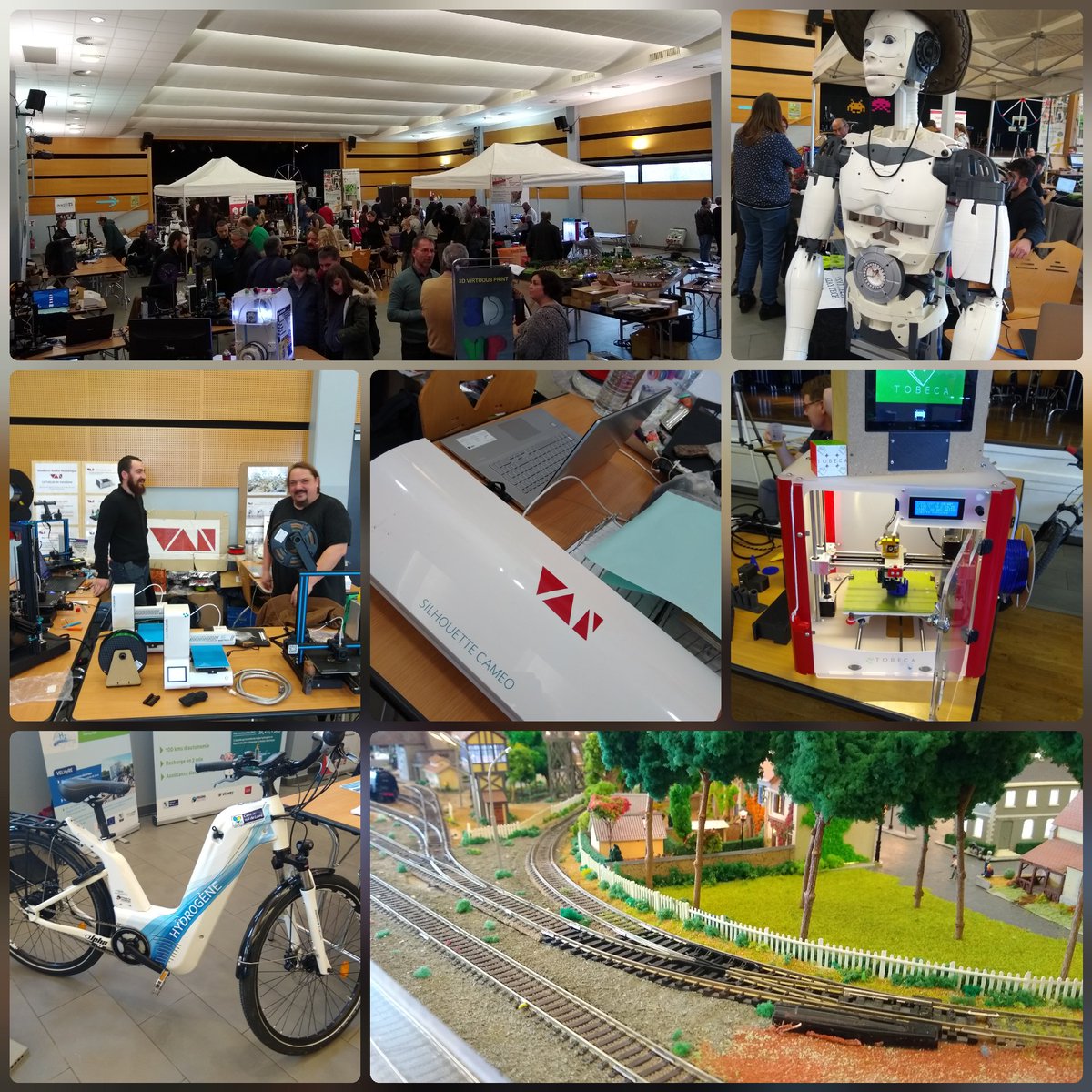 VendomeAtNum's tweet photo. Le VAN est au salon Azay Tech 3D #atelier #salon #htd2020 #htd #azay #imp3d #cycle2 #tobeca https://t.co/YgeRW1hjw2